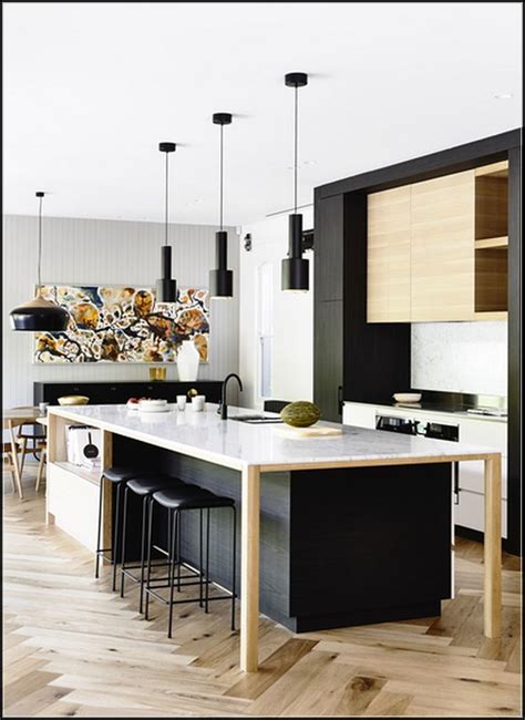 99 Black White And Wood Kitchens Ideas And Inspiration With Images