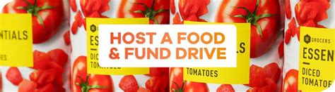 Host A Food Or Fund Drive