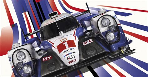 Automotive Rocket And Wink Work Toyota Toyota Wec Racing Posters