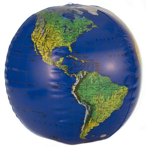Dark Blue Topographical Inflatable Globe Inflatables
