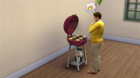 Mod The Sims Round Charcoal Grill With Recipes Update 15 4 17 Fixed