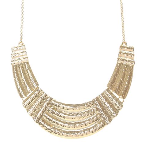 Gold Bib Necklace Gold Bib Necklace Fashion Accessories Jewelry