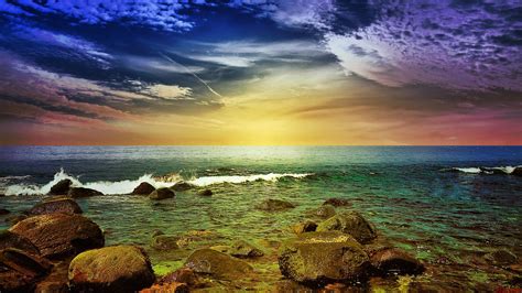 Free photo: Beautiful seascape - Beautiful, Blue, Calm - Free Download ...