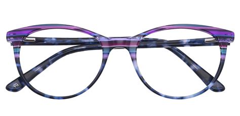 Patagonia Oval Prescription Glasses Multi Colored Purple Stripes Women S Eyeglasses Payne