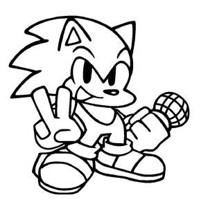 While it is true that it is a mod with some bugs, they are easy to fix and in future updates could be fixed (even with. kolorowanki Sonic Friday Night Funkin - Coloring pages