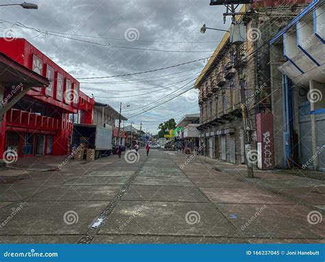 A Typical Street In The Cruise Ship Port Of Puerto Limon Costa Rica