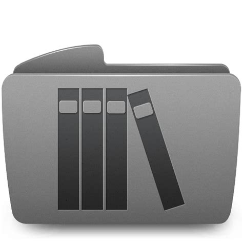 Folder Library Icon Free Download On Iconfinder