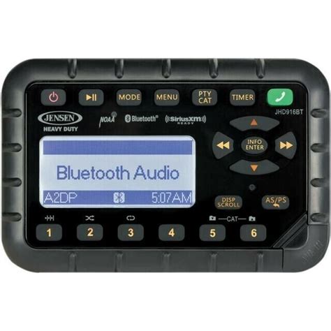 Jensen Jhd916bt Jhd916bt Heavy Duty Bluetooth Weatherproof Mini