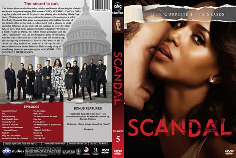 Scandal Season 5 Dvd Cover And Labels 2016 R1 Custom
