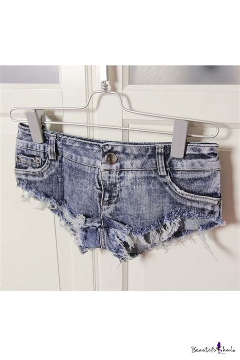 Sexy Cut Off Low Waist Women Denim Jeans Shorts Short Mini Hot Pants