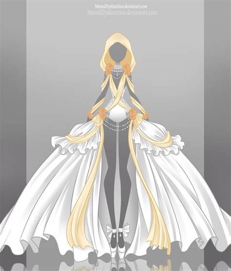 Goddess Dress Anime Outfits Art Clothes Drawing Clothes