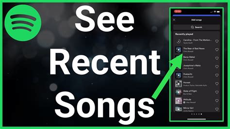 How To See Recently Played Songs On Spotify Youtube