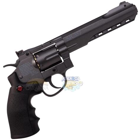Revolver Crosman Co2 Sr357 Black 45mm 920435 Na Pesca And Cia Armas