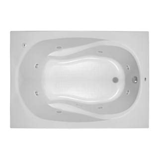 Limited time sale easy return. PROFLO PFWPLUSA6042WH White 60" x 42" Whirlpool Bathtub ...