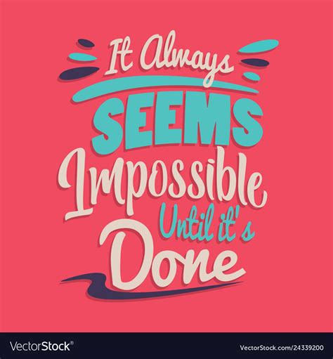 Lettering Typography Poster Motivational Quotes Vector Image