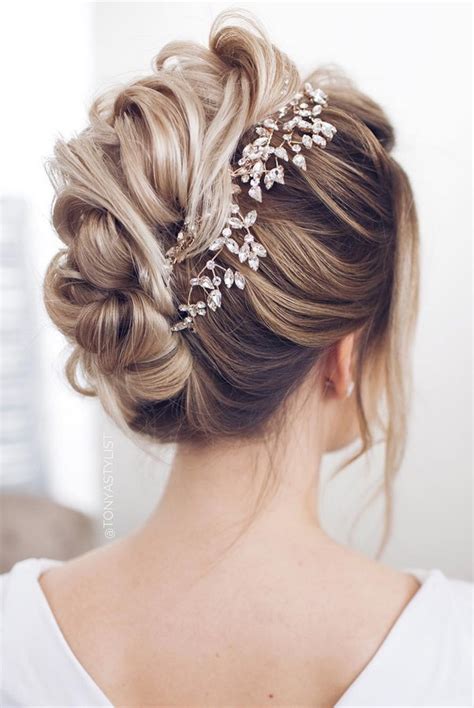 12 So Pretty Updo Wedding Hairstyles From TonyaPushkareva Emma