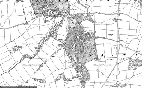Historic Ordnance Survey Map Of Easton 1887 Francis Frith