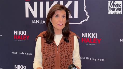 Republican Presidential Candidate Nikki Haley Touts That The Energy Is