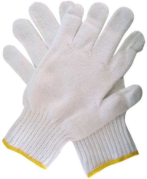 Full Finger White Cotton Gloves Rs 8 Pair Southern Industrial