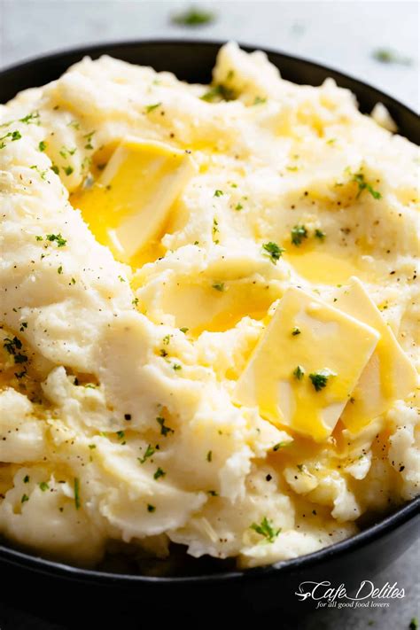 Easy Creamy Mashed Potatoes Recipe Cafe Delites Homemade Mashed