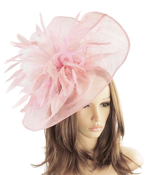 Baby Pink Fascinator Hat For Weddings Races And Special Etsy Pink