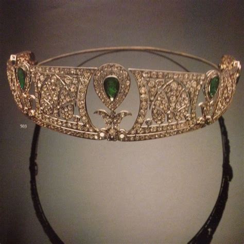 Emerald Tiara Chaumet 1905 Royal Jewelry Royal Jewels Tiaras Jewellery