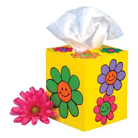 econocrafts color your own tissue boxes