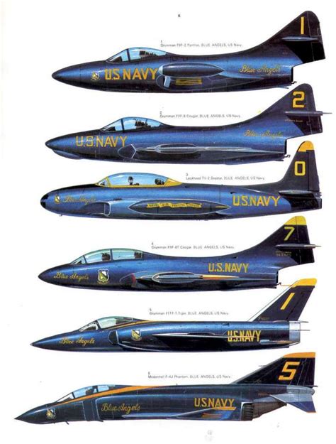 Blue Angels Us Navy Blue Angels Vintage Aircraft