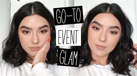 Grwm My Go To Event Glam Look Faye Claire Youtube