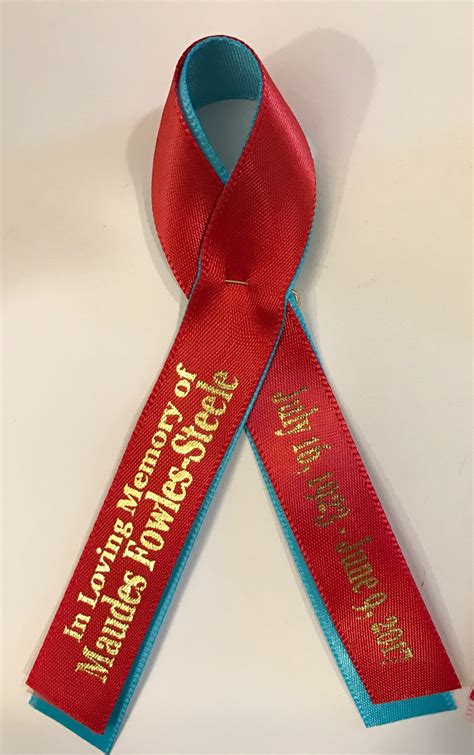 Create Customized Memorial Ribbons Awareness Ribbons