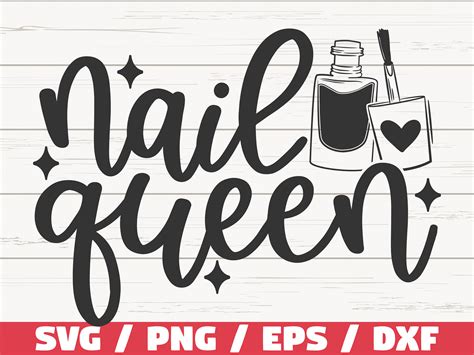 Nail Queen SVG / Nail Tech SVG / Cut File / Cricut / Uso - Etsy España