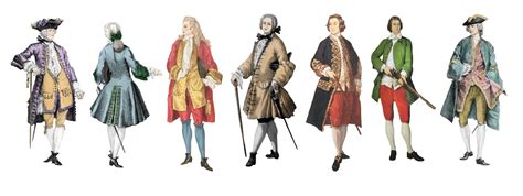 1715 1745 Mens Fashion Headpieces Mens Fashion Costumes