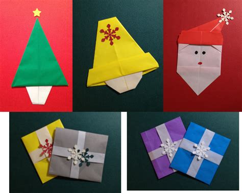 Fold the corner to meet that 1st vertical line, starting with the bottom right corner. CasaLupoli: Origami Christmas Cards