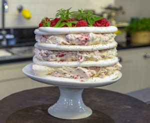 You'll need 2 x 20cm/8in sandwich tins, greased and lined. James Martin whisky meringue with raspberries recipe on ...