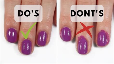 How To Paint Your Nails Perfectly At Home Youtube