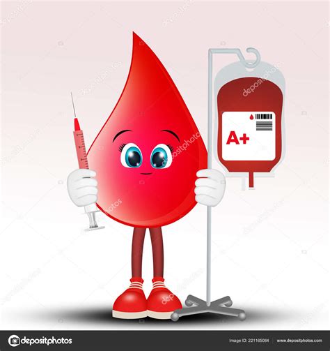Illustration Drop Blood Donation — Stock Photo © adrenalina #221165084