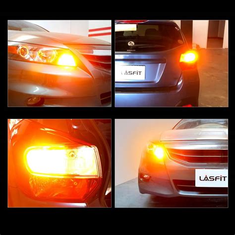 3157 4157 Canbus Anti Hyper Flash Led Dual Color Turn Signal Lights