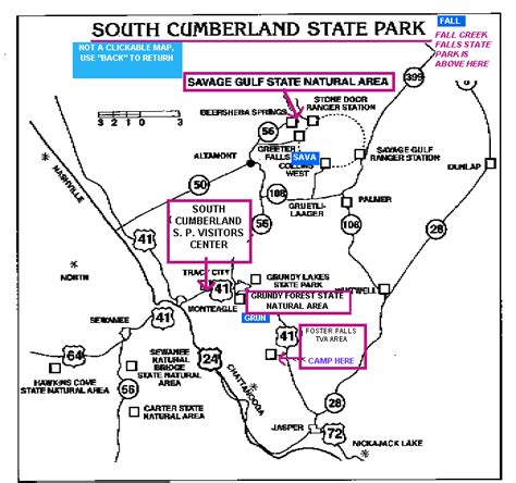 Fall Creek Falls Campground Map Maps For You