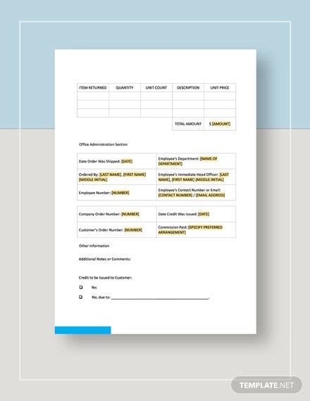 Customer Return Report Template Word Doc Apple Mac Pages