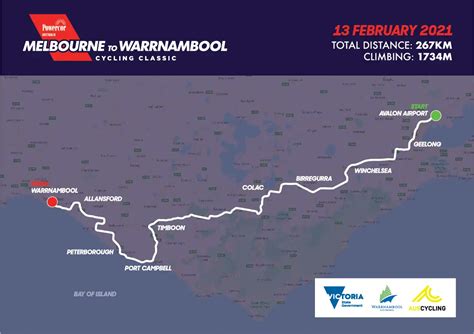 Melbourne To Warrnambool Classic 2021 Date And Cycling Route Map