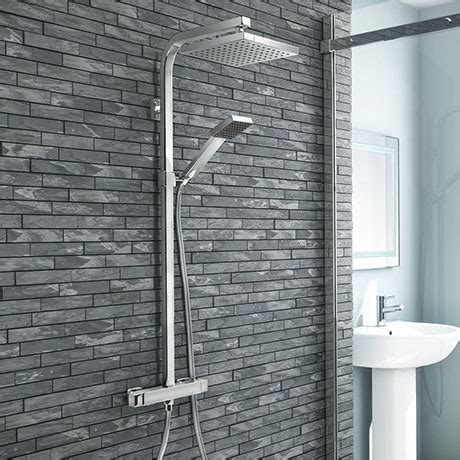 Grohe smartcontrol perfect shower sets: BUY NOW Milan Modern Chrome Thermostatic Shower