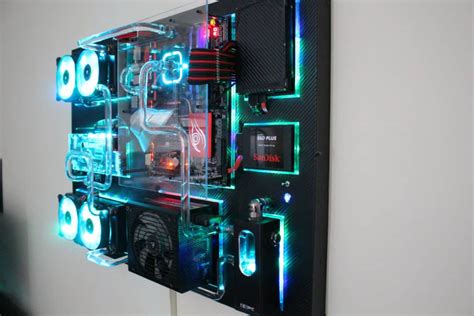 9 Ridiculously Awesome Wall Mounted Pc Build Examples