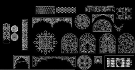 Chinese Carved 1 Free Autocad Blocks And Drawings Download Center