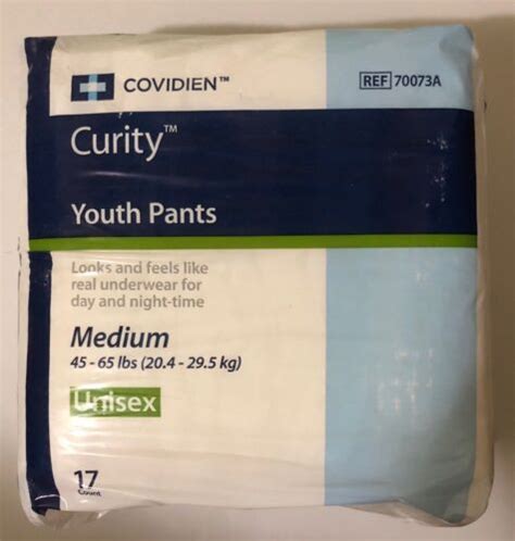 Covidien Curity Youth Pants Pull On Diaper Medium 45 65 Lbs 1 Package