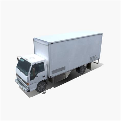 Modern Cargo Truck 3d Model