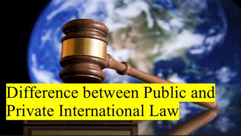 Difference Between Public And Private International Law Legal Vidhiya