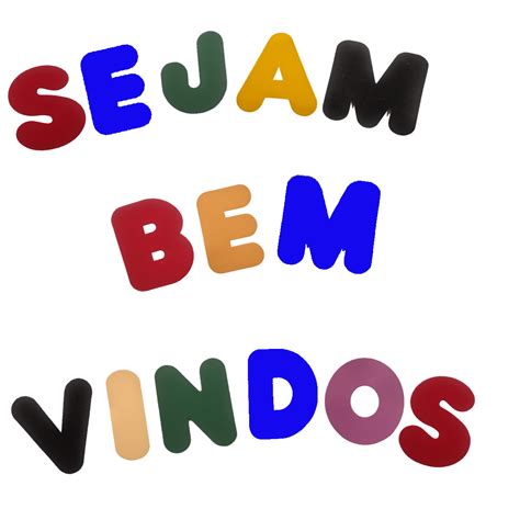 Letras Sejam Bem Vindos Para Imprimir