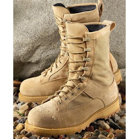 Men S U S Mil Issue GORE TEX Combat Boots Desert Tan Combat Tactical Boots