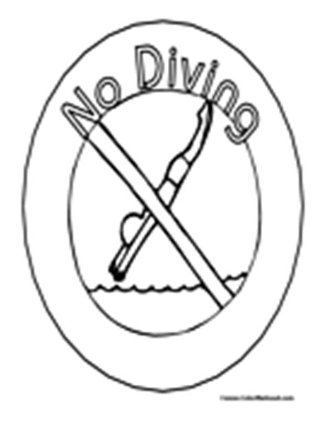 No Smoking Sign Coloring Page Coloring Pages