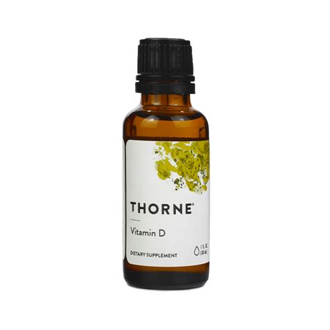 Vitamin D Liquid Thorne Research Vitamin D Supplements